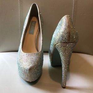 Betsey Johnson SB-Wish Sequin Heels